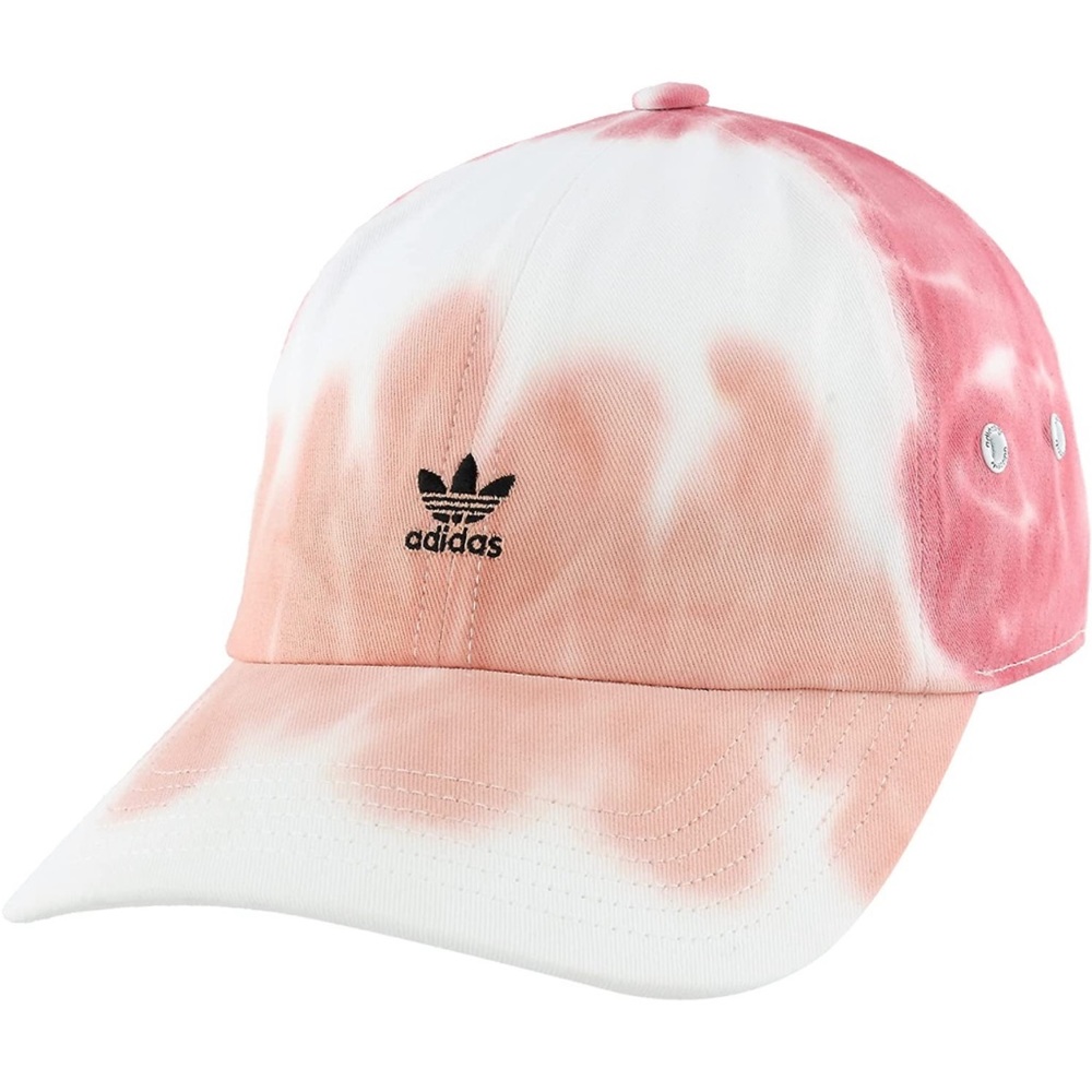 Tie Dye Adidas Pink Baseball Cap Hat